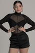 LIZZY Thick Satin High Waisted Hot Pants